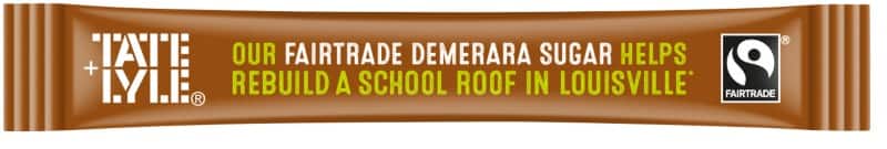 Tate & Lyle Demerara Brown Sugar Sticks 2.5 g Pack of 1000