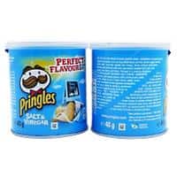 Pringles Crisps Salt and Vinegar 40g Pack of 12