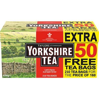 Yorkshire Tea Bags A proper brew- pure and simple Seriously refreshing  Brand New