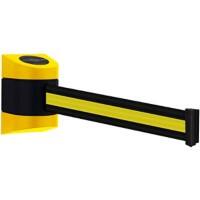 Tensabarrier Retractable Barrier Wall Mounted Yellow 9.2 x 14.2 x 14.2 cm