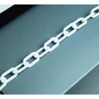 Chain Barrier Lightweight White 1.2 x 3.8 x 0.6 cm
