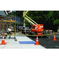 Skipper Retractable Barrier For Traffic Cones Red, White Stripe 24 x 14.5 x 24 cm