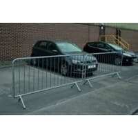 Protective Barrier Fixed Leg Silver 230 x 1.27 x 110 cm