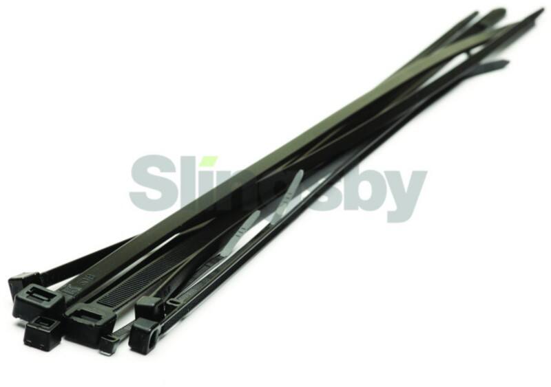 Slingsby Cable Ties 397655 Black  370 x 4.8 mm Pack of 1000
