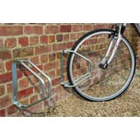 Cycle Racks Adjustable, Wall Mounted Silver 28 x 8 x 33 cm