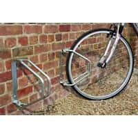 Cycle Racks Adjustable, Wall Mounted Silver 28 x 8 x 33 cm