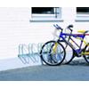 Cycle Racks Wall or Floor 4-Bike Capacity Silver 27 x 140 x 32 cm