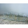 Cycle Racks Staggered Height Zinc 136 x 40 x 30 cm