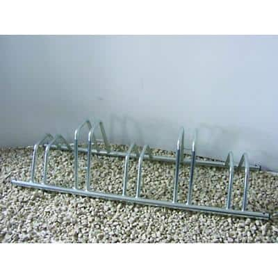 Cycle Racks Staggered Height Zinc 136 x 40 x 30 cm