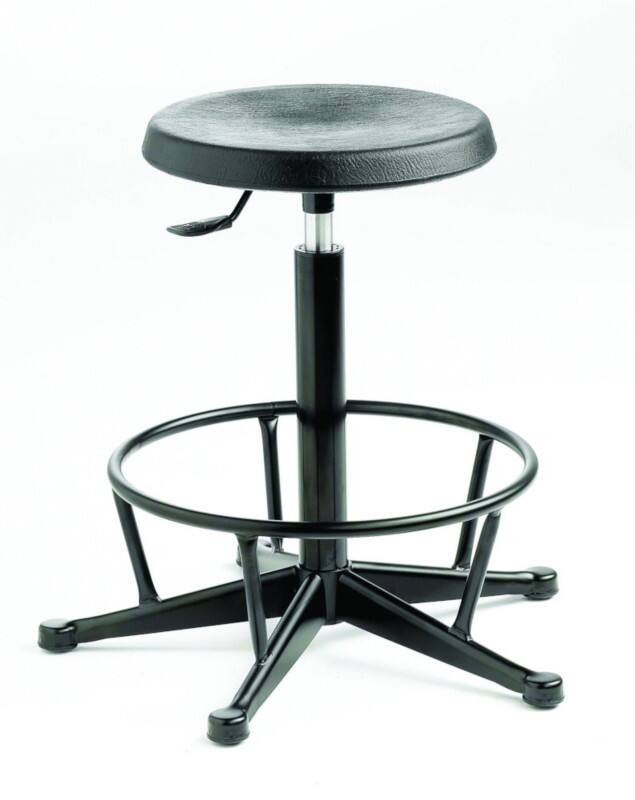 SLINGSBY Stool Black 325058 533 x 533 x 700 mm