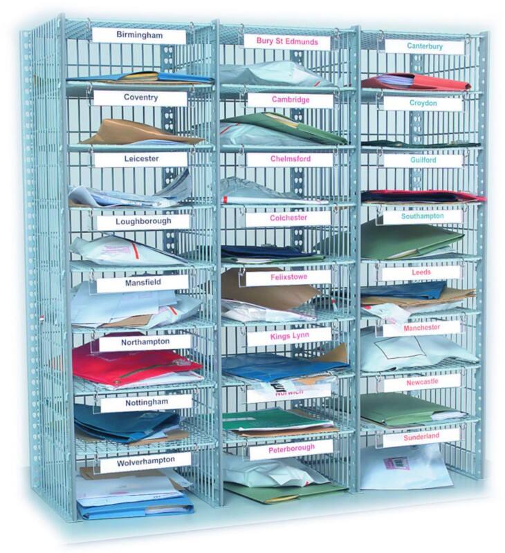 SLINGSBY Mail Sorting Unit 960 x 343 x 1,016 mm Silver N/A