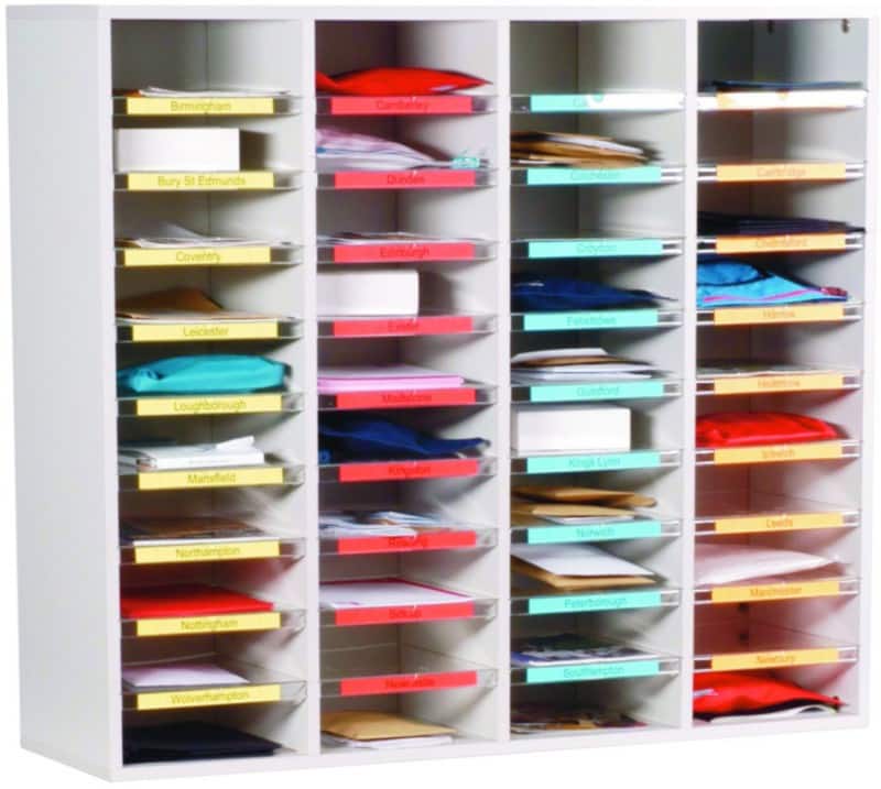 SLINGSBY Mail Sorting Unit 1,200 x 360 x 1,048 mm Grey N/A