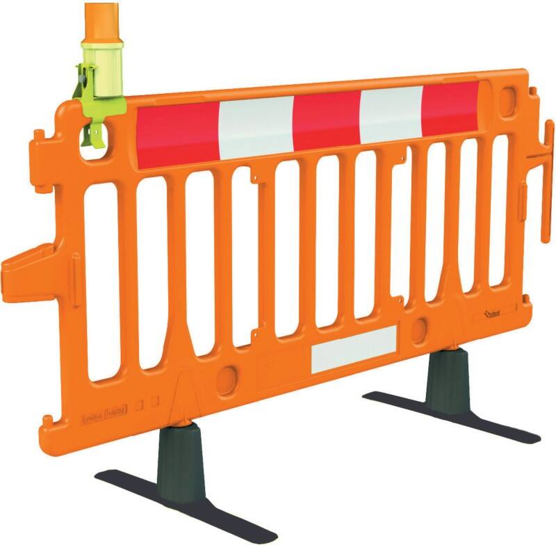 SLINGSBY Pedestrian Barrier 100 x 200 x 100 cm Red 398400