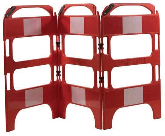 SLINGSBY Road Safety Barrier 100 x 75 x 100 cm Red 398401