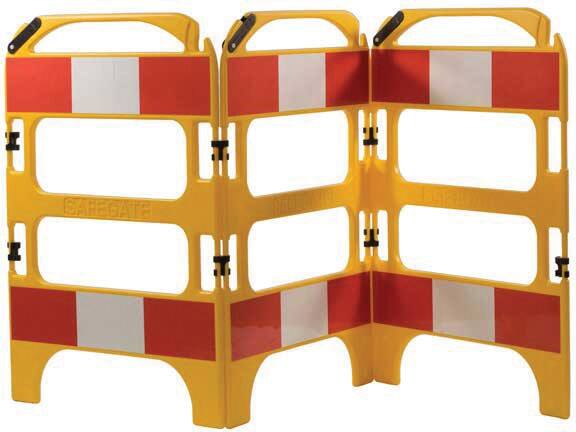 SLINGSBY Road Safety Barrier 100 x 75 x 100 cm Yellow