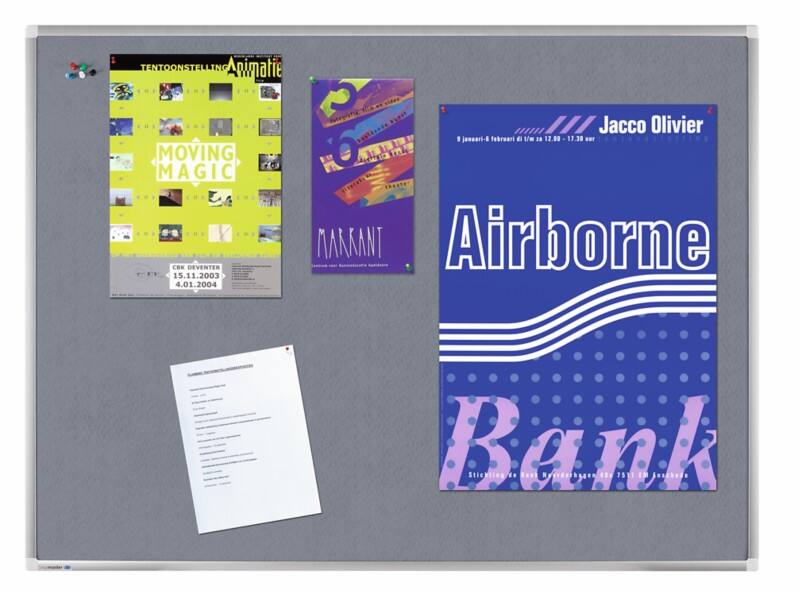 Legamaster Premium Noticeboard Wall Mounted 150 (W) x 3 (D) x 100 (H) cm Aluminium Grey