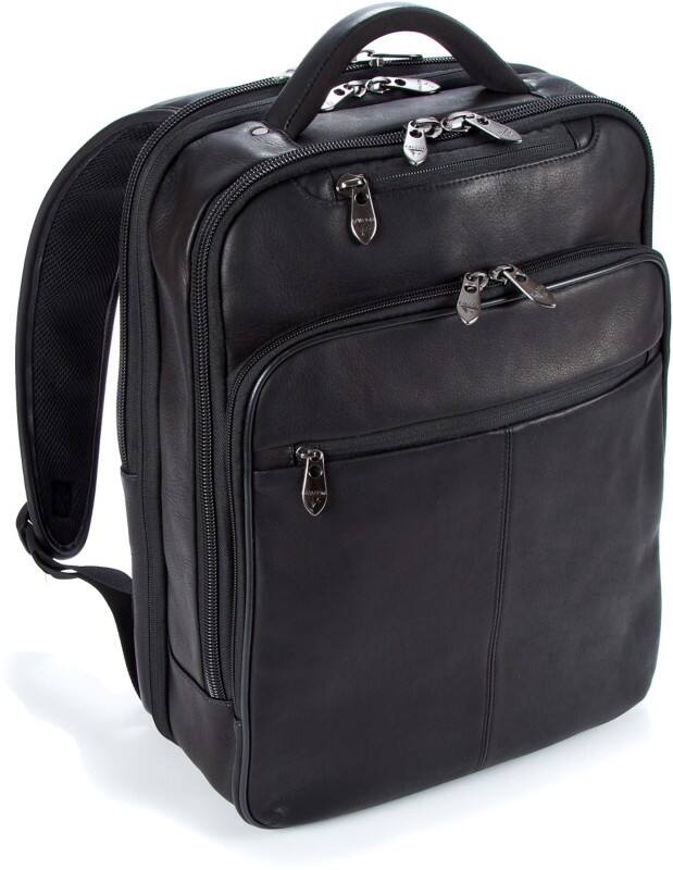 Falcon Laptop Bag 15.6 " 31.5 x 16 x 40 cm Leather Black