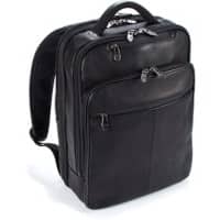 Falcon Leather Laptop Backpack FI6705 15.6 Inch 31.5 x 16 x 40 cm Black