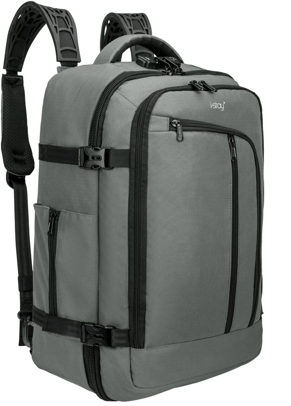 Falcon Laptop Backpack is0215 15.6 Inch Polyester Grey 33 x 17 x 51 cm ...