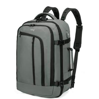 Falcon Laptop Backpack is0215 15.6 Inch Polyester Grey 33 x 17 x 51 cm