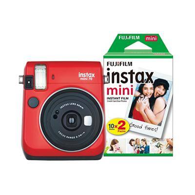 Fujifilm Instant Camera Instax Mini 70 Red 30 Shots