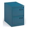 Bisley Filing Cabinet with 2 Lockable Drawers PSF2 470 x 622 x 711mm Azure