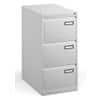 Bisley Filing Cabinet with 3 Lockable Drawers PSF3 470 x 470 x 1016 mm White