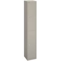 Bisley CLK Locker 2 Doors 1 nest Key lock 305 x 305 x 1,802 mm Grey