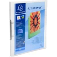 Exacompta Presentation Ring Binder Kreacover 54960E Polypropylene A4 2 ring 15 mm Transparent Pack of 25