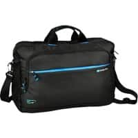 Monolith Hybrid Laptop Case Blue Line 3313 15.6 Inch Recycled Plastic Black 41 x 11 x 31 cm