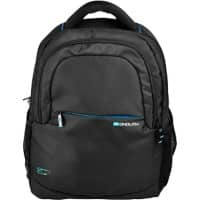 Monolith Laptop Backpack Blue Line 3312 15.6 Inch Recycled Plastic Black 32 x 14 x 43 cm