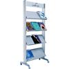Paperflow Freestanding Brochure Holder for 12 Documents A4 Grey