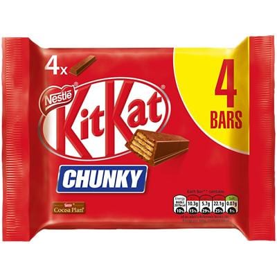 Nestlé KitKat Chocolate Bar 40 g Pack of 4