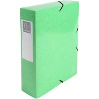 Exacompta Filing Box 50723E A4+ Light Green Glossy Card 25 x 33 cm Pack of 6