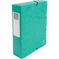 Exacompta Filing Box 50833E A4+ Green Glossy Card 25 x 33 cm Pack of 6