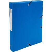 Exacompta Filing Box 59782E A4 Blue Polypropylene 25 x 33 cm Pack of 8