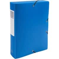 Exacompta Filing Box 59882E A4 Blue Polypropylene 25 x 33 cm Pack of 8