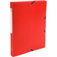 Exacompta Filing Box 59685E A4 Red Polypropylene 25 x 33 cm Pack of 8
