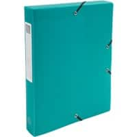 Exacompta Filing Box 59783E A4 Green Polypropylene 25 x 33 cm Pack of 8