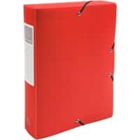 Exacompta Filing Box 59885E A4 Red Polypropylene 25 x 33 cm Pack of 8