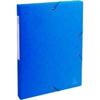 Exacompta Filing Box 50302E A4 Blue Glossy Card 25 x 33 cm Pack of 8