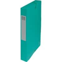 Exacompta Filing Box 50403E A4 Green Glossy Card 25 x 33 cm Pack of 8