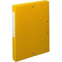 Exacompta Filing Box 50819E A4 Yellow Glossy Card 25 x 33 cm Pack of 10