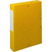 Exacompta Filing Box 50919E A4 Yellow Glossy Card 25 x 33 cm Pack of 10
