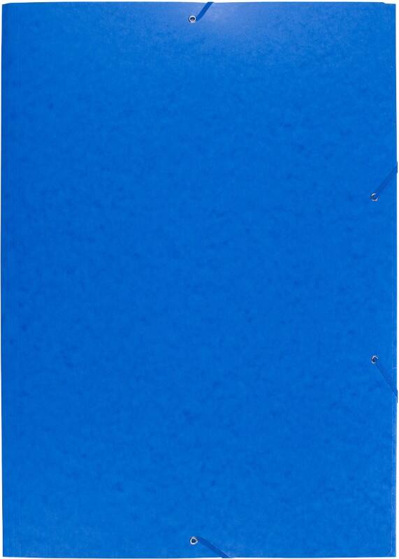 Exacompta 3 Flap Folder 59652E A2 Blue Mottled Pressboard 62 x 44 cm Pack of 10