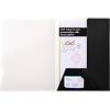 Exacompta 2 Flap Folder 635011E A4 Black Cardboard 24 x 32 cm Pack of 20