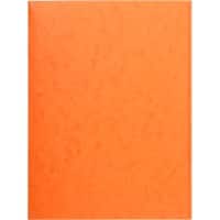 Exacompta 3 Flap Folder 56409E A4 Orange Glossy Card 24 x 32 cm Pack of 25