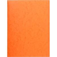 Exacompta 3 Flap Folder 56409E A4 Orange Glossy Card 24 x 32 cm Pack of 25