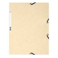 Exacompta 3 Flap Folder 55532E A4 Ivory Mottled Pressboard 24 x 32 cm Pack of 25