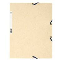 Exacompta 3 Flap Folder 55532E A4 Ivory Mottled Pressboard 24 x 32 cm Pack of 25